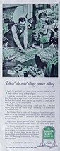 Quaker State Motor Oil, 40&#39;s Print ad. color Illustration (until the real thi... - £8.68 GBP