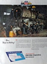 Union Pacific Railroad, 40&#39;s Print Ad. Color Illustration 10 1/2&quot; X 13 1/2&quot; P... - £14.30 GBP