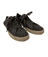 Universal Thread Womens 9 Dark Gray Lace Up Espadrille Sneaker Shoes Cut... - $15.99