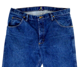 Wrangler Men&#39;s Jeans 36x36 Medium Blue Regular Fit Straight Leg - $36.63