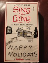 True Value Exclusive A Video First Sing-a-Long Holidays A New Tradition 1987 VHS - £3.13 GBP