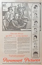 Paramount Pictures. Print Ad. 20&#39;s Color Illustration. Original 1925 Sussessf... - £14.07 GBP