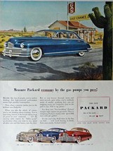 1948 Packard, 40's Print Ad. Color Illustration (Beautiful Cars) Original Vin... - $17.89