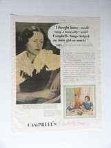 Campbell&#39;s Soap, 30&#39;s Print Ad. full page Color Illustration (two young girls... - £14.26 GBP