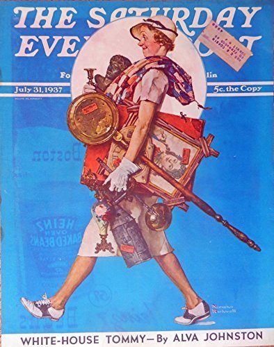 Norman Rockwell, Color Illustration, Print art, Oringial Vintage, July 31,193... - $17.89