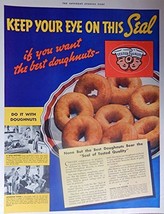 Teated Quality Doughnuts. Full Page Color Illustration (keep your eye on this... - £14.02 GBP
