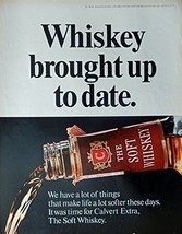 Calvert Extra Whiskey, 60&#39;s Print ad. Full Page Color Illustration (whiskey b... - £14.06 GBP
