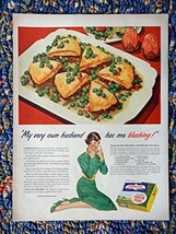 Bird&#39;s Eye Frosted Foods, 40&#39;s Print ad. full page Color Illustration (&quot;my ve... - £14.02 GBP
