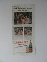 Canada Dry Ginger Ale, 40's Print Ad. Color Illustration, painting (Jack Oaki... - $17.89