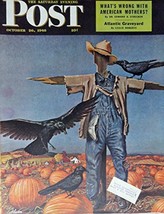 John Atherton, The Saturday Evening Post Magazine Cover art, Color Illustrati... - $17.89