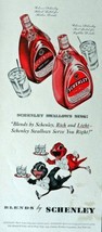Schenley,black label, red label Whiskey, Print advertisment. 40&#39;s color ... - $12.99