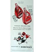 Schenley,black label, red label Whiskey, Print advertisment. 40&#39;s color ... - £10.21 GBP