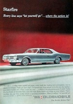 1965 Oldsmobile Car, Print Advertisment. Full Page Color Illustration, 6 3/4&quot;... - £14.30 GBP