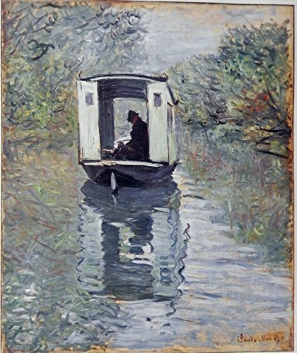 Claude Monet, 1886 self-portrait, Color Illustration Print art (the boat stud... - $17.89