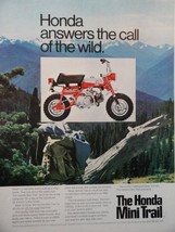 Honda, 60&#39;s Color Illustration, Print Ad. 10 1/2&quot; x 13 3/4&quot;(call of the wild)... - £8.59 GBP