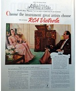 RCA Victrola, 40&#39;s Full Page Color Illustration, 10 1/2&quot; x 13 1/2&quot; Print... - £10.21 GBP