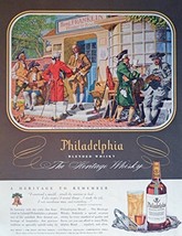 Philadelphia Whiskey, Vintage Print ad. Full Page Color Illustration (Ben Fra... - £14.30 GBP