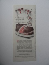 Underwood Deviled Ham, 20&#39;s Print Ad. Color Illustration/painting by Walter C... - £14.05 GBP
