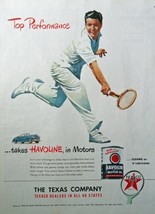 Havoline Motor Oil, 40&#39;s Full Page Color print ad. Illustration, painting (Te... - £14.07 GBP