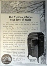 Victor Victrola XIV,150, Print Advertisment. 1913 B&amp;W Illustration, 7 1/2&quot; x ... - £14.06 GBP