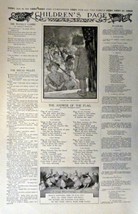 Children's Page, June 19,1913 #325 The Youth's Companion 10 1/2" x 16" B&W Pr... - $17.89