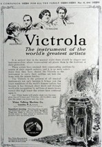 Victrola, 1916 Print Advertisment. B&amp;W Illustration 7 1/2&quot; X 10&quot; Print A... - $17.89