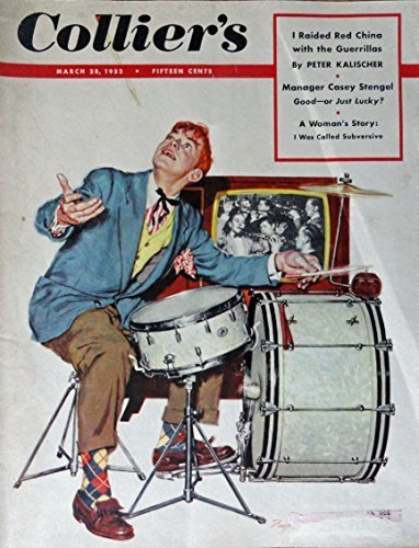 Primary image for James Dwyer, 50's Magazine Cover art, Color Illustration (boy with drums, sta...