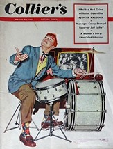 James Dwyer, 50's Magazine Cover art, Color Illustration (boy with drums, sta... - $17.89