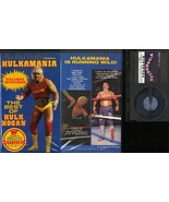 WWF HULKAMANIA 1 1985 BETA COLISEUM VIDEO LARGE CLAMSHELL CASE TESTED - $280.26 MXN