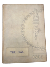 Yearbook Hondo Texas TX High School The Owl Book Vintage 1945 - £12.58 GBP