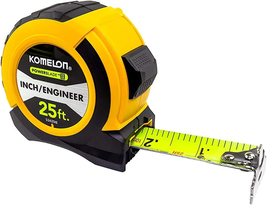 52425IE; 25' X 1.06" Powerblade II" Engineer Tape Measure; Yellow/Black - $16.79