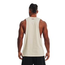 NWT Mens large Under Armour Project Rock hardest worker room Bull sleeveless tee - £22.40 GBP