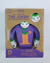 DC Comics The Joker Painted Wooden Figure Lootcrate Exclusive Interchangeable - £5.60 GBP