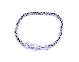 John Hardy JAI Byzantine 3.5mm Sukhothai Sterling Silver Bracelet - Small NIB - £164.34 GBP