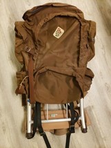 USA CAMP TRAILS Vtg Brown Frame 560-L Hiking Backpack 31.5&quot; L,  45&quot; L Belt - £39.46 GBP