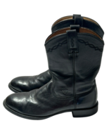 Ariat Cowboy Boots Western Men&#39;s Black Heritage Roper 10002280(35501) Si... - $80.70