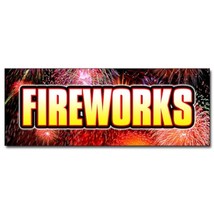 24&quot; Fireworks I Decal Sticker Stand Firework Store - £21.57 GBP