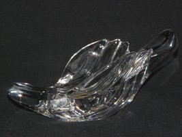 Gorham crystal Dove Candle Holder with label - $9.89