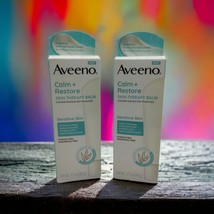 2x Aveeno Calm + Restore Skin Therapy Balm for Sensitive Skin 1.7oz Ea E... - $24.75