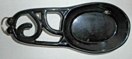 Spoon Rest Kitchen Utensil Cast Iron 2012 By O.D.I. Handle Metal Hanger ... - £14.27 GBP