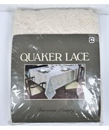 Vintage Quaker Lace Oblong 70x90”Tablecloth-Natural New in Package Made ... - $655.60 MXN
