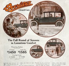 1917 Willys Overland Touring Sedan Coupe Automobile Car Advertisement 16... - $39.99