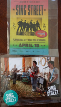 SING STREET Music Comedy Drama film Promo Postcards &amp; Pinback - £4.75 GBP