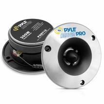 Pyle 3.75&#39;&#39; Titanium Horn Tweeter (Pair) - Aluminum Bullet Diamond Chrom... - $35.06