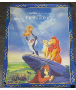 Disney Masterpiece The Lion King Movie Poster 28” X 22” Vintage 90s EXCE... - $14.80