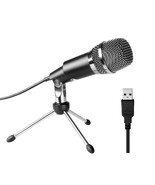 Usb Microphone, Plug And Play Home Studio Usb Condenser Microphone For S... - £28.31 GBP