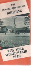 1940 NEW YORK WORLD&#39;S FAIR GM General Motors Building 16section fold-out... - $9.89