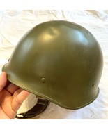VINTAGE PARATROOPER HELMET 1980 FRANCE MADE NR 55 LEATHER LINER - $89.76 CAD