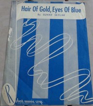 Hair Of Gold, Eyes Of Blue - Sunny Skylar - 1948 - Vgc - Great Vintage Music - £4.74 GBP