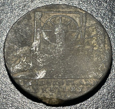 1792 UK United Kingdom 1/2 Half Penny Token Shropshire Coalbrook Dale Coin - $31.67